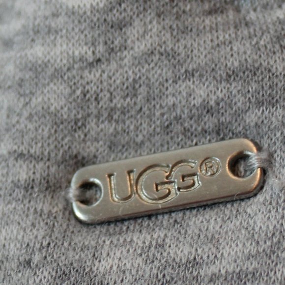 Ugg Gordon Full Zip Hoodie sweater Charcoal fleece-lined men  Cardigan  Large - Picture 6 of 9